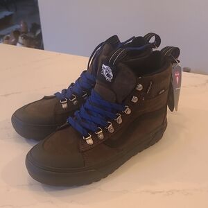 Vans Men's Brown High-Top Sneakers, WOMENS SIZE 8.0